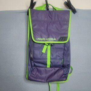 UNDER ARMOUR Storm Hustle Backpack Gray Green School Sports Pockets Laptop